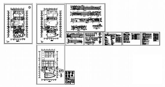 别克汽车展厅建筑施工CAD图纸 - 4