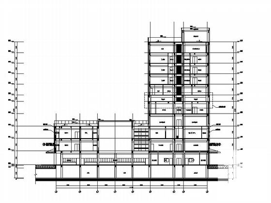 10层现代风格级人民医院建筑设计CAD施工图纸（知名设计院） - 3