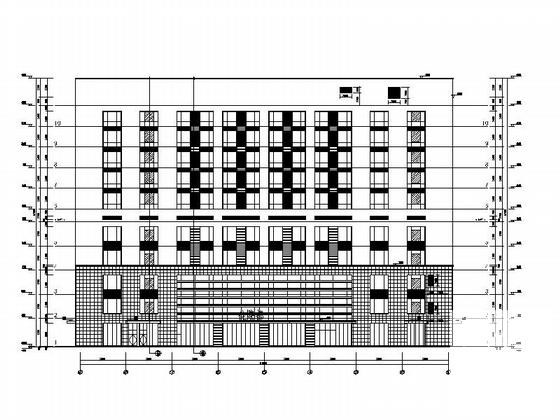 10层现代风格级人民医院建筑设计CAD施工图纸（知名设计院） - 4