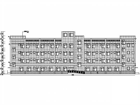 4层现代风格镇中心卫生院建筑设计CAD施工图纸（知名设计院）(钢筋混凝土结构) - 1