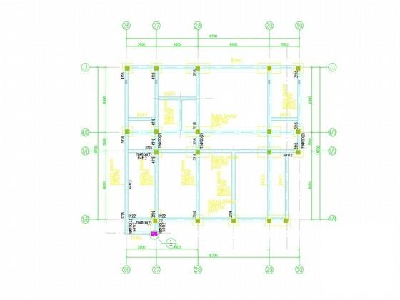 8层剪力墙结构住宅楼结构CAD施工图纸（1层地下室）(基础采用桩基础) - 3