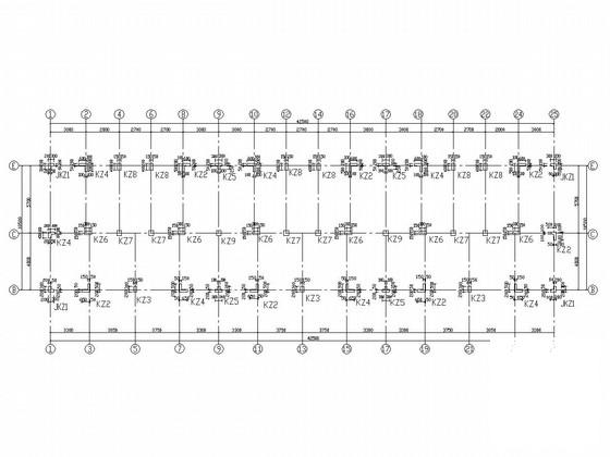 7度设防5层框架结构住宅楼结构CAD施工图纸（建筑图纸） - 1