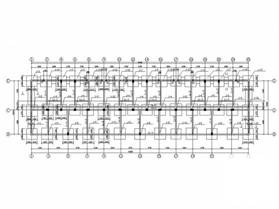 7度设防5层框架结构住宅楼结构CAD施工图纸（建筑图纸） - 2