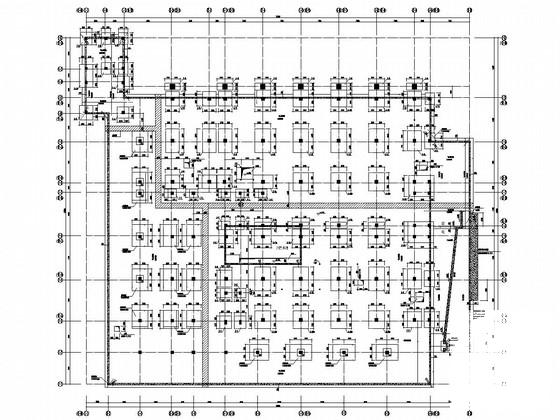 3层框架结构综合实验楼结构CAD施工图纸 - 1