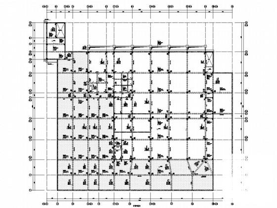 3层框架结构综合实验楼结构CAD施工图纸 - 4