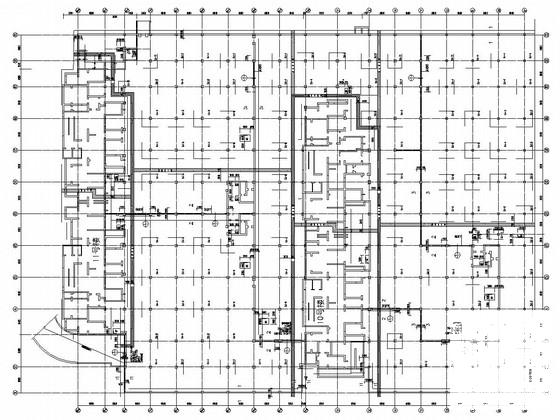 地下1层框架结构汽车库结构CAD施工图纸 - 4