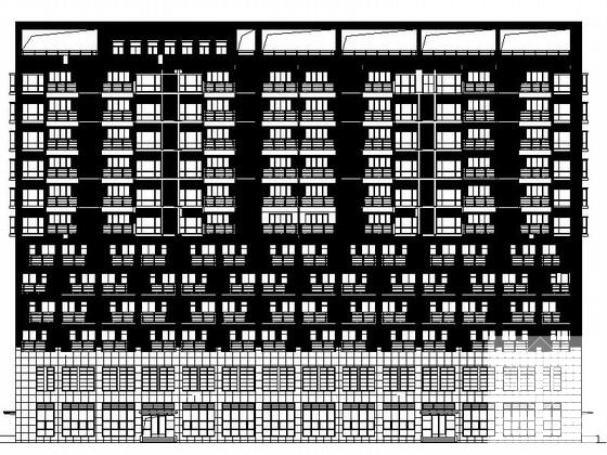 12层养老院建筑施工CAD图纸(总平面图) - 2