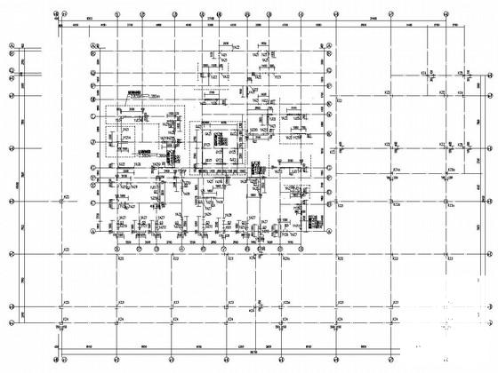 16层剪力墙结构商住楼结构CAD施工图纸（7度抗震） - 1