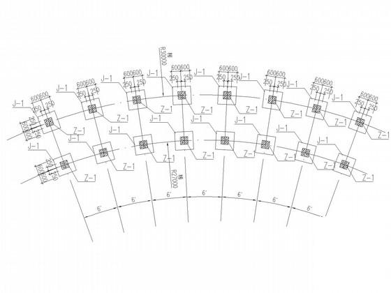 景区新增水景、门房、水池结构CAD施工图纸(平面布置图) - 4