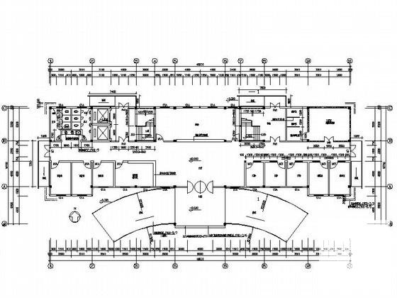 5层医院建筑CAD施工图纸 - 2