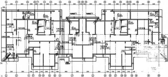 18层剪力墙住宅楼结构CAD施工图纸（筏型基础） - 1