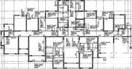 26层剪力墙底商住宅楼结构CAD施工图纸 - 1