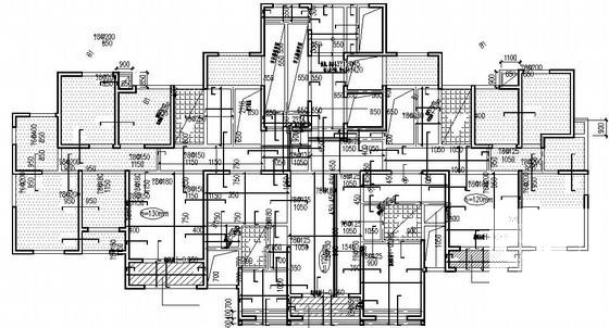 26层剪力墙底商住宅楼结构CAD施工图纸 - 4