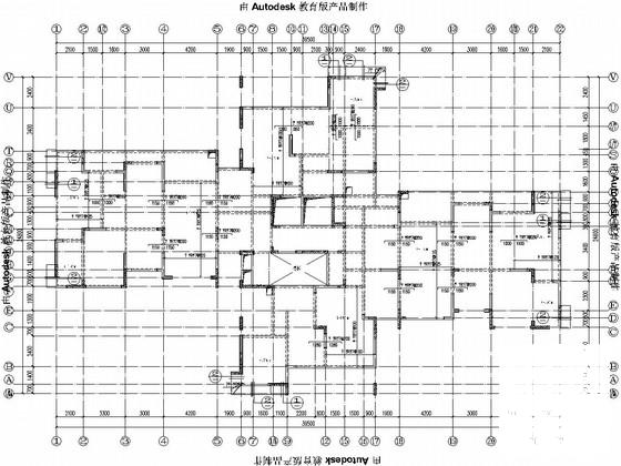 33层剪力墙结构办公楼结构CAD施工图纸（桩基础） - 4