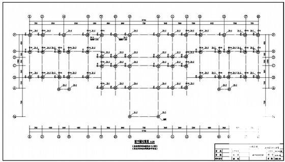 6层框架办公楼结构CAD施工图纸（桩基础） - 2