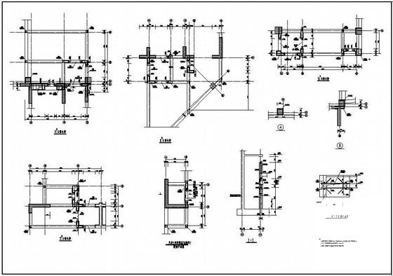 13层框剪住宅楼结构CAD施工图纸（独立基础）(平面布置图) - 2