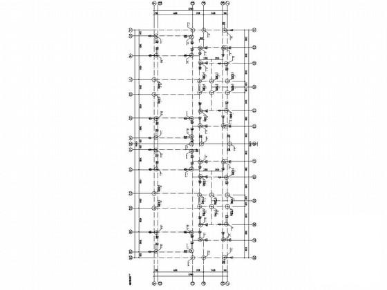 12层剪力墙结构住宅楼结构CAD施工图纸（桩基础）(平面布置图) - 2