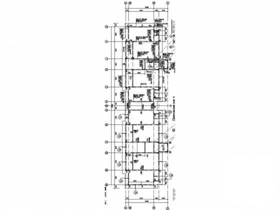 12层剪力墙结构住宅楼结构CAD施工图纸（桩基础）(平面布置图) - 4