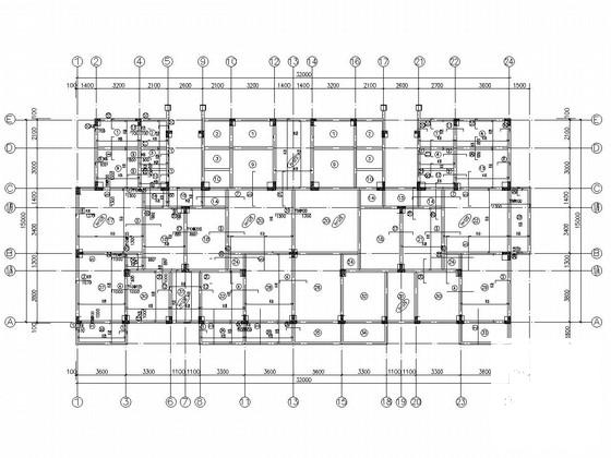 6层框架结构住宅楼结构CAD施工图纸（独立基础） - 3