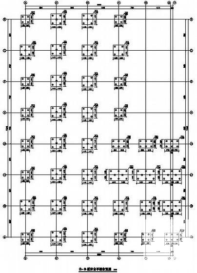 3层框架综合楼结构CAD施工图纸 - 2