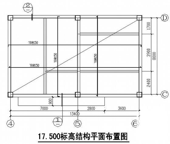 3层框架综合楼结构CAD施工图纸 - 3