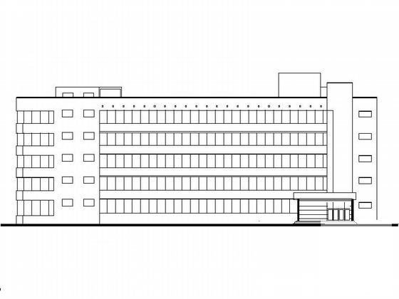 5层精神病疗养院建筑CAD施工图纸 - 3