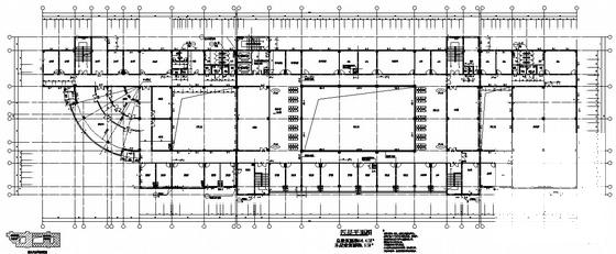 4层县级医院急诊楼建筑施工CAD图纸(消防控制中心) - 4