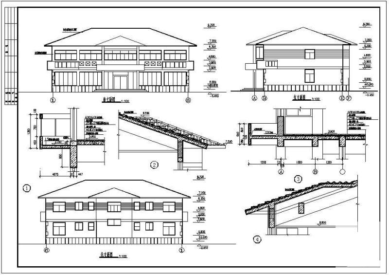 砖混结构办公楼建筑 - 4