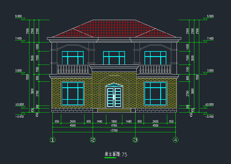 别墅设计图纸施工图 - 2