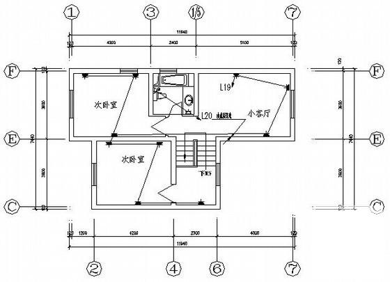 别墅电气施工图纸 - 2