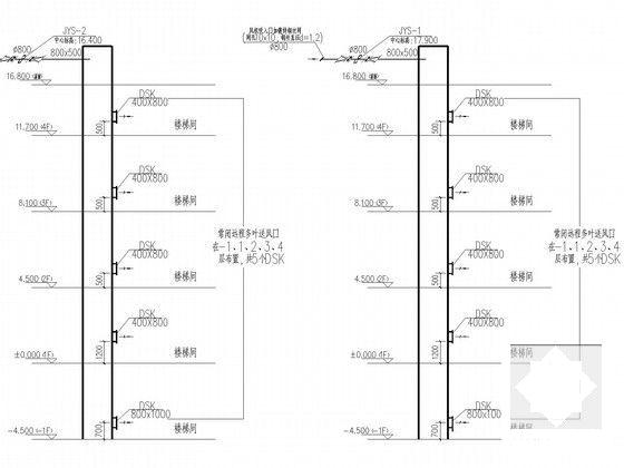 4层商贸城空调通风设计施工图纸 - 4