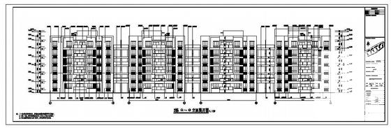 6层框架住宅楼全套施工大样图（7度抗震） - 1