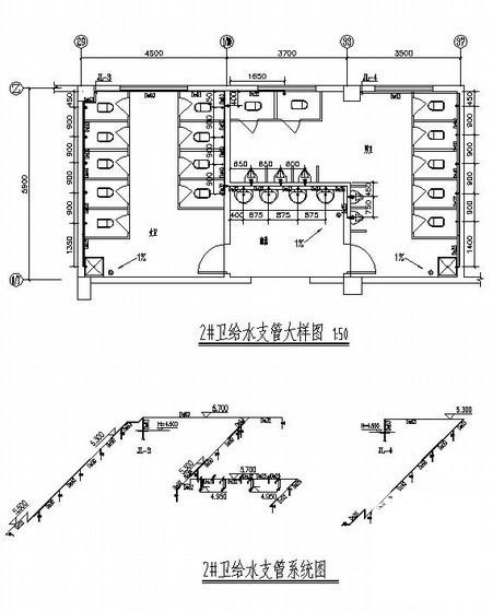 商住楼给排水图纸 - 3