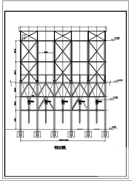 钢料仓结构设计施工图纸 - 4