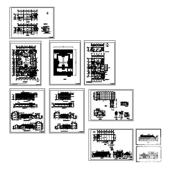 四合院建筑图纸 - 4