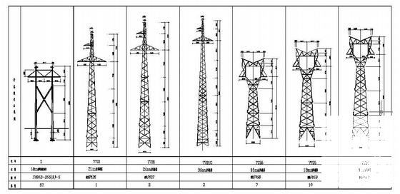 铁塔设计图纸 - 1