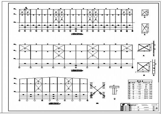 三联跨门式刚架结构设计施工图纸 - 3