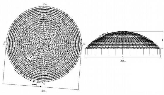 钢结构网架施工图 - 1