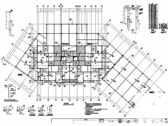 25层剪力墙结构住宅楼结构施工大样图 - 3