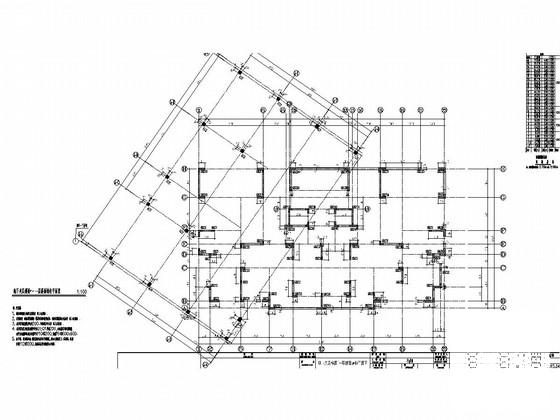 高层剪力墙结构住宅楼结构施工大样图（高77米） - 2