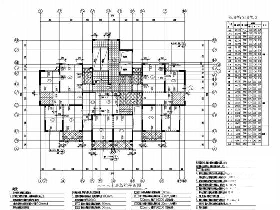 10719平米30层剪力墙结构住宅楼结构施工大样图 - 5