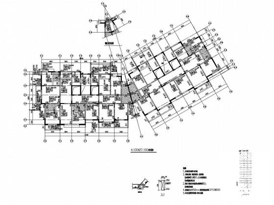 14层剪力墙结构住宅楼结构施工图纸 - 2