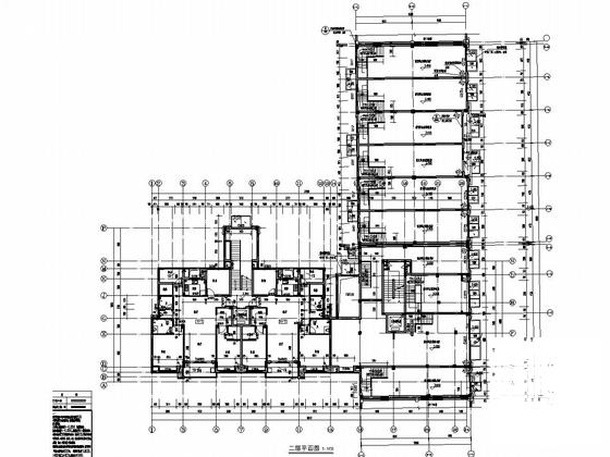 7层框架局部8层商住楼结构施工图纸 - 5