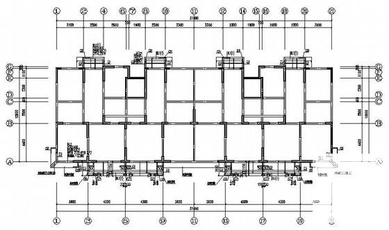 11层剪力墙结构高层住宅楼结构CAD施工图纸（短肢剪力墙） - 1