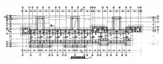 6层独立基础框架住宅楼结构CAD施工图纸（跃层） - 2