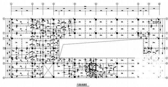 6层预应力管桩基础框架结构办公楼结构CAD施工图纸 - 1