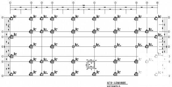 6层预应力管桩基础框架结构办公楼结构CAD施工图纸 - 2