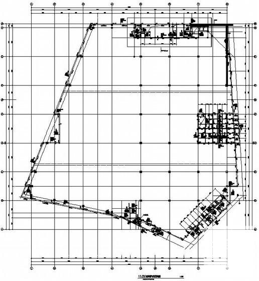 2层框架会展中心结构CAD施工图纸（桩基础） - 1
