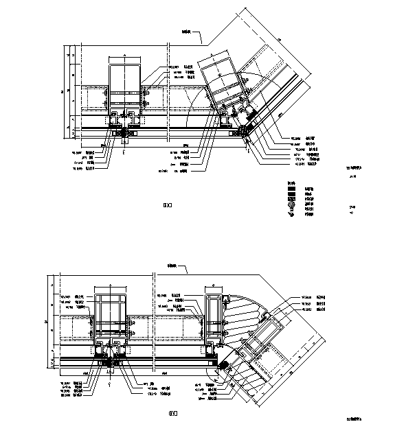 框玻璃幕墙节点大样 - 2