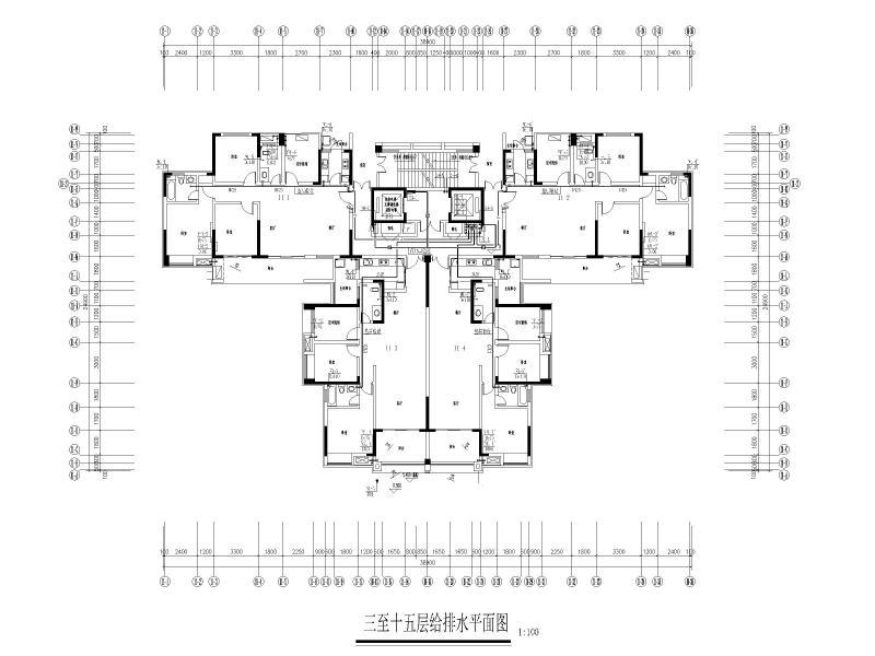 建筑给排水设计图纸 - 3